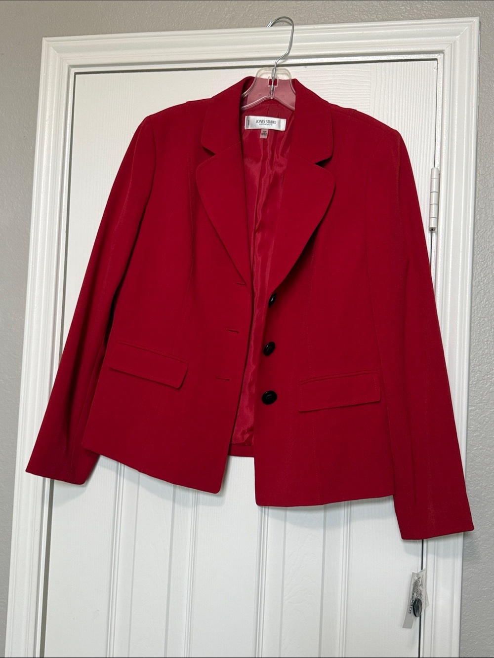 Jones New York Vibrant Red Women's Blazer size 10P